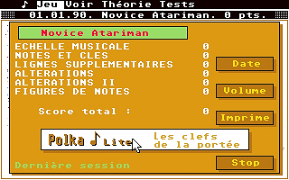 Polka Lite atari screenshot